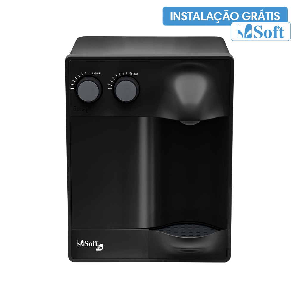 Purificador Água Soft Star Preto